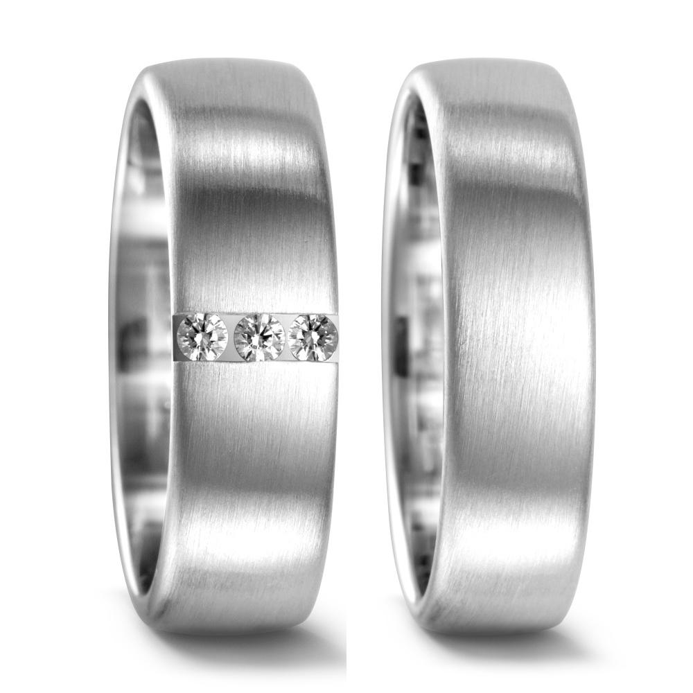 Wedding Ring 18k White Gold