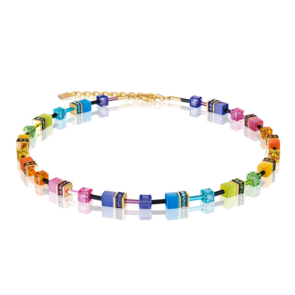 Necklace Stainless steel Yellow IP coated 42-47 cm