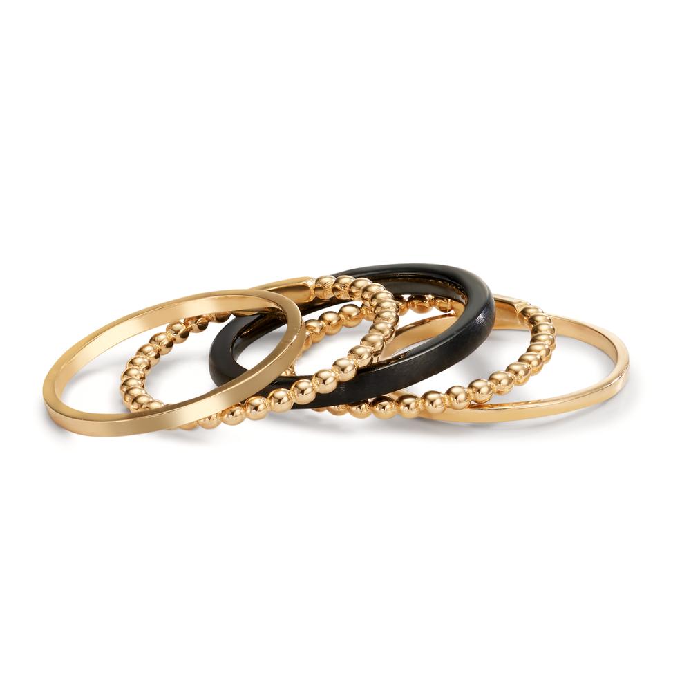 Ring 14k Yellow Gold, Ceramic