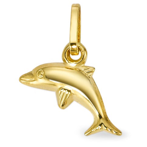 Pendant 9k Yellow Gold Dolphin