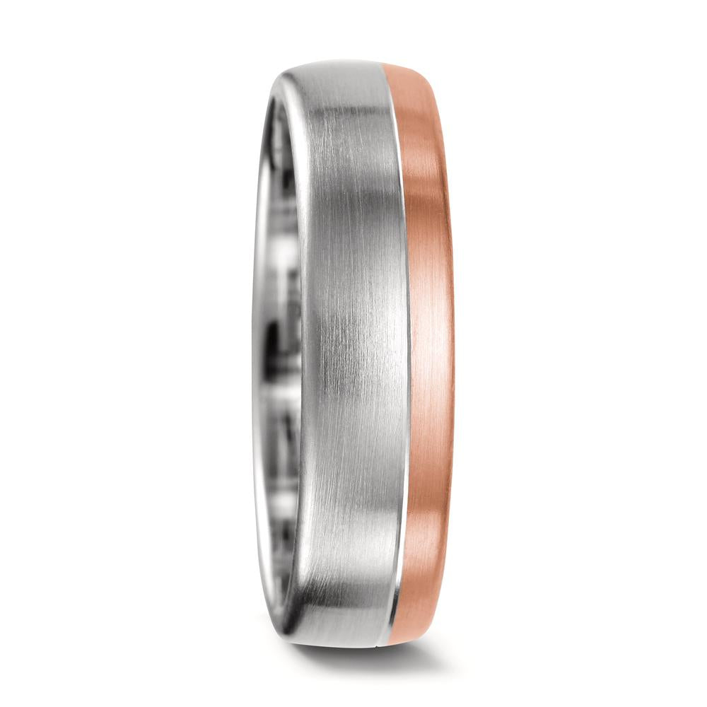 Wedding Ring 18k White Gold, 18k Red Gold
