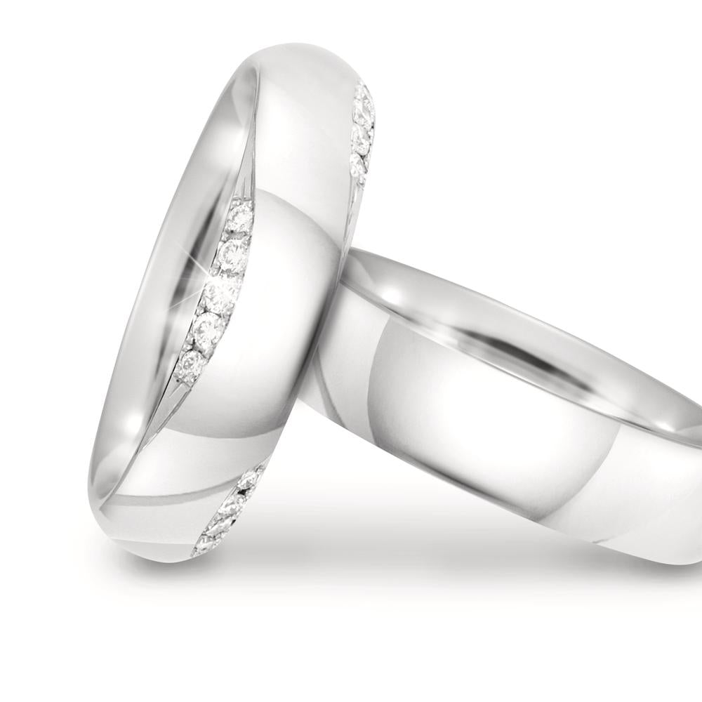Wedding Ring 18k White Gold