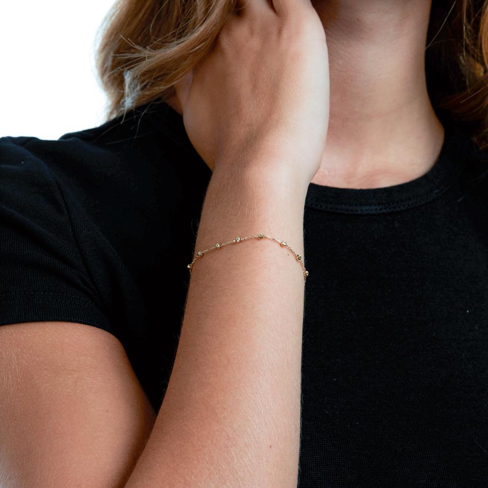 Bracelet 18k Yellow Gold 17-19 cm